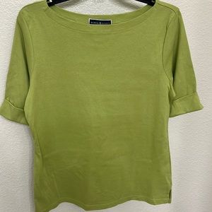 Green blouse